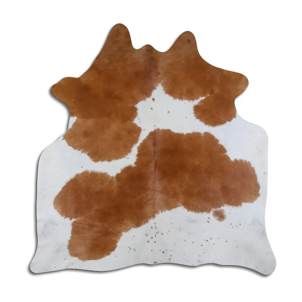 Cowhide - Classic Brown and White 25