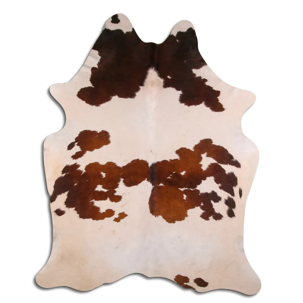 Cowhide - Classic Brown and White 80