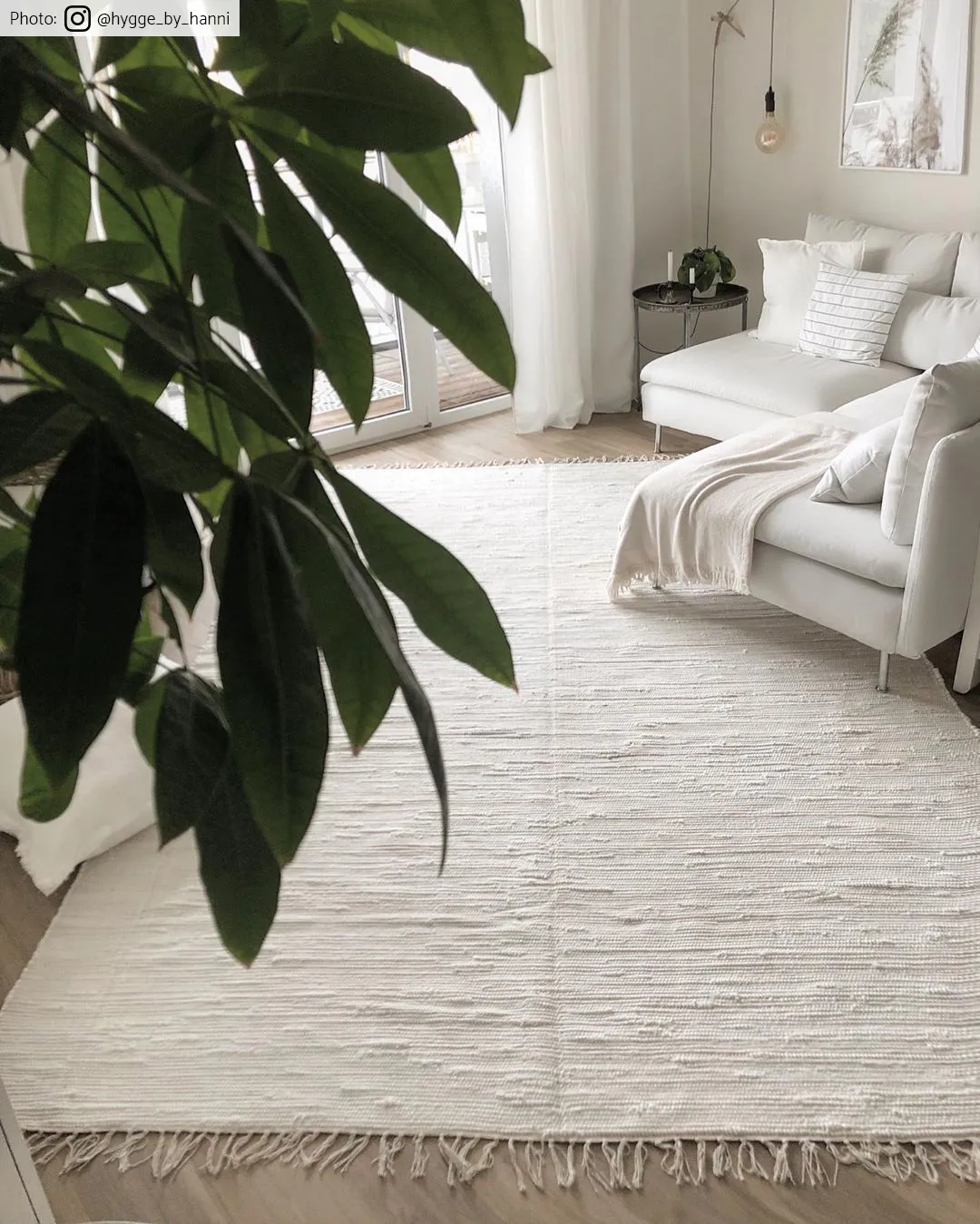 Rag rug - Silje (white)