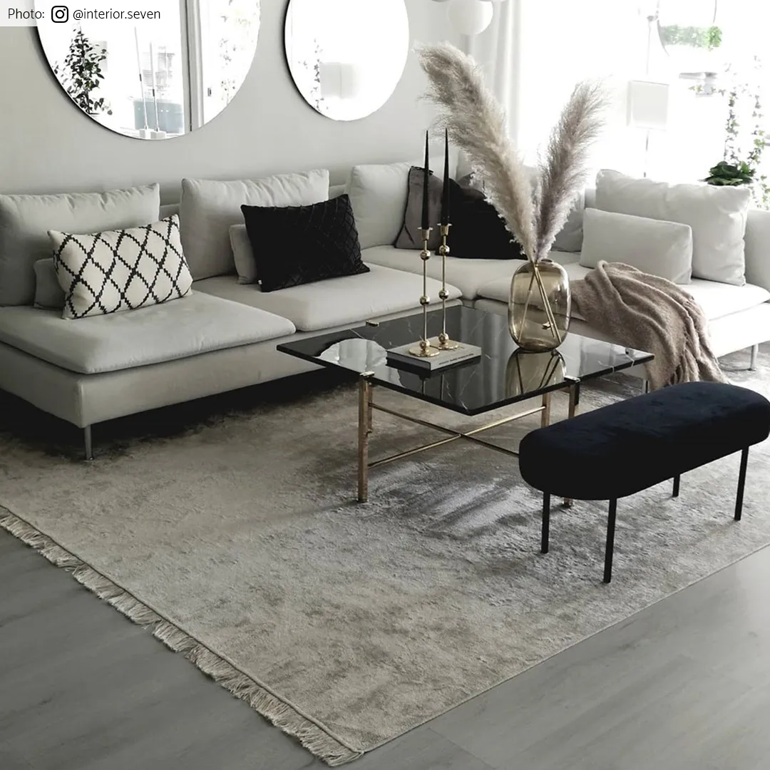 Wilton rug - Art Silk (light grey/beige)