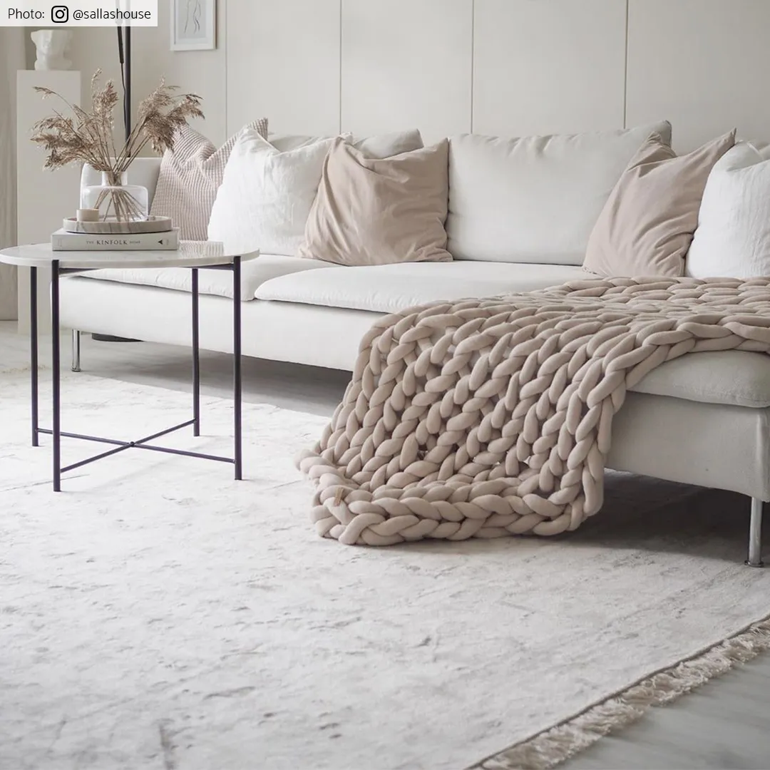 Wilton rug - Art Silk (light grey/beige)