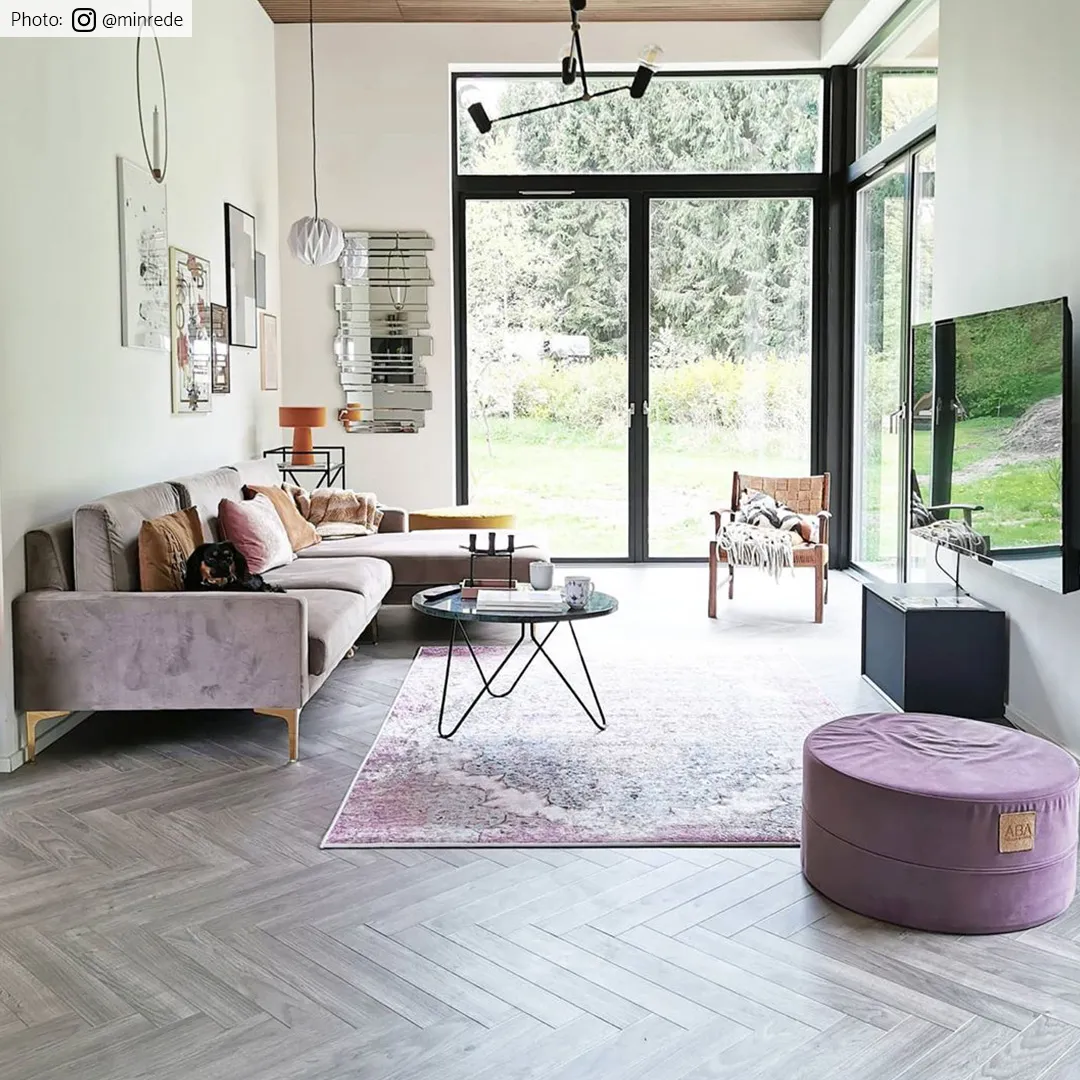 Wilton rug - Badem (pink/multi)