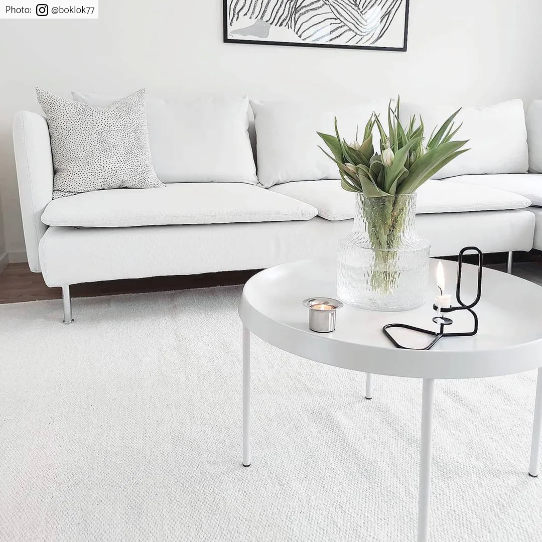 Round rug - Hamilton (white)
