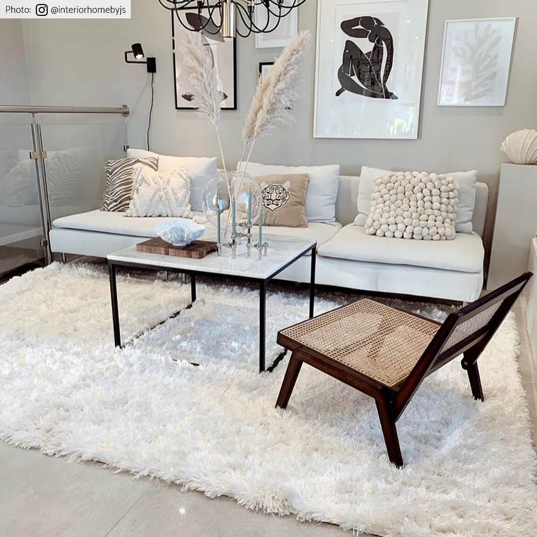 Round rugs - Janjira (white)