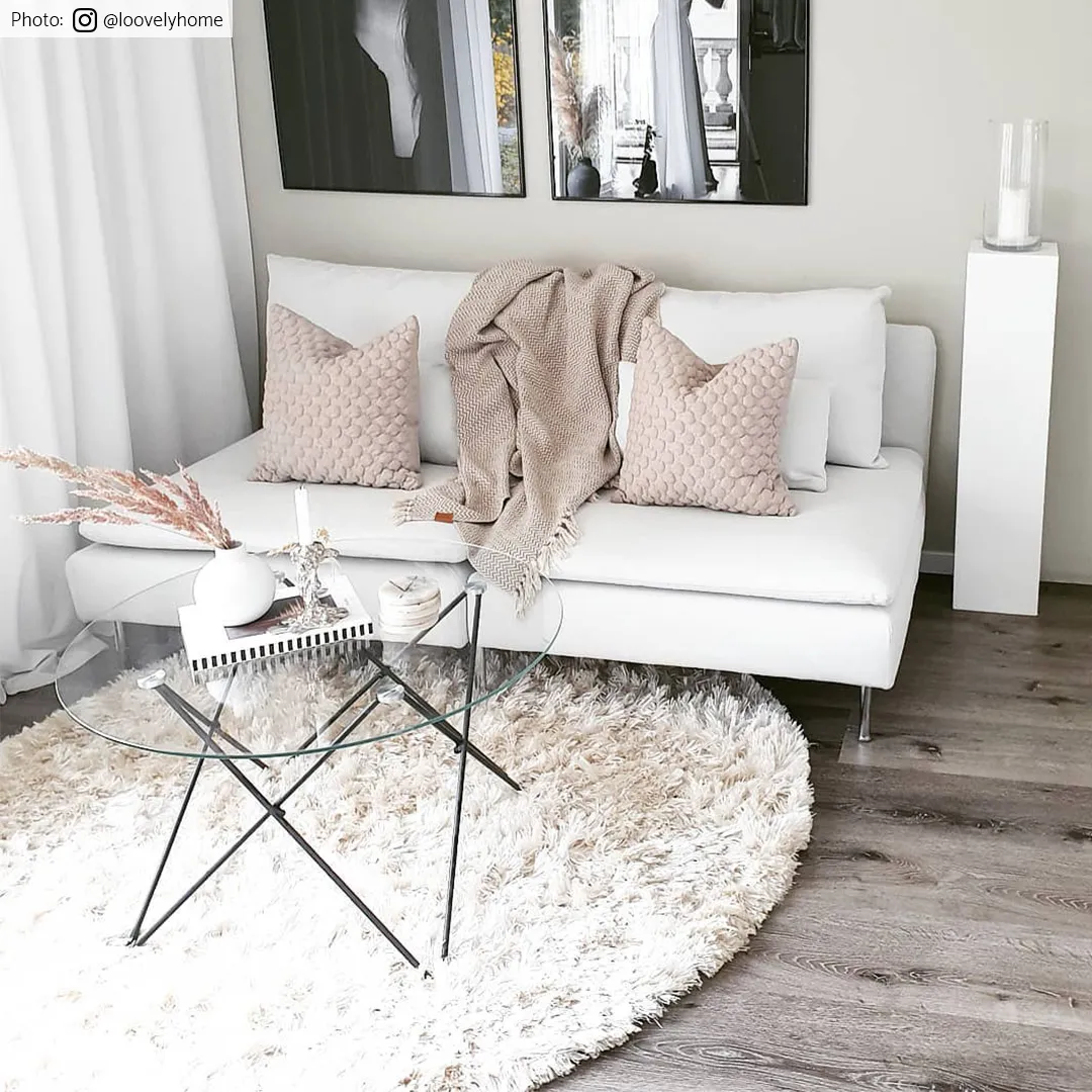 Round rugs - Janjira (offwhite)