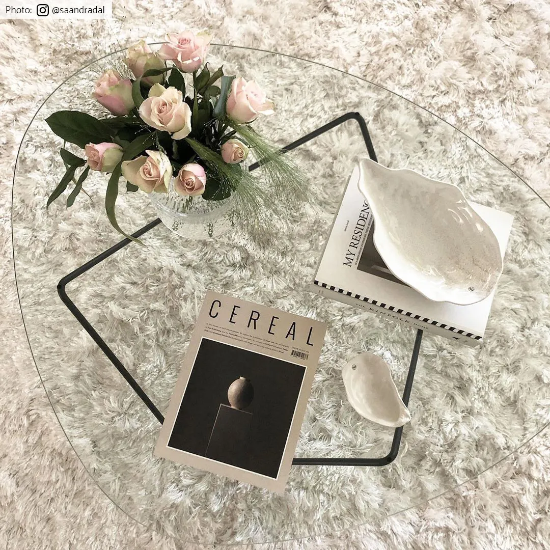 Shaggy rugs - Janjira (white)
