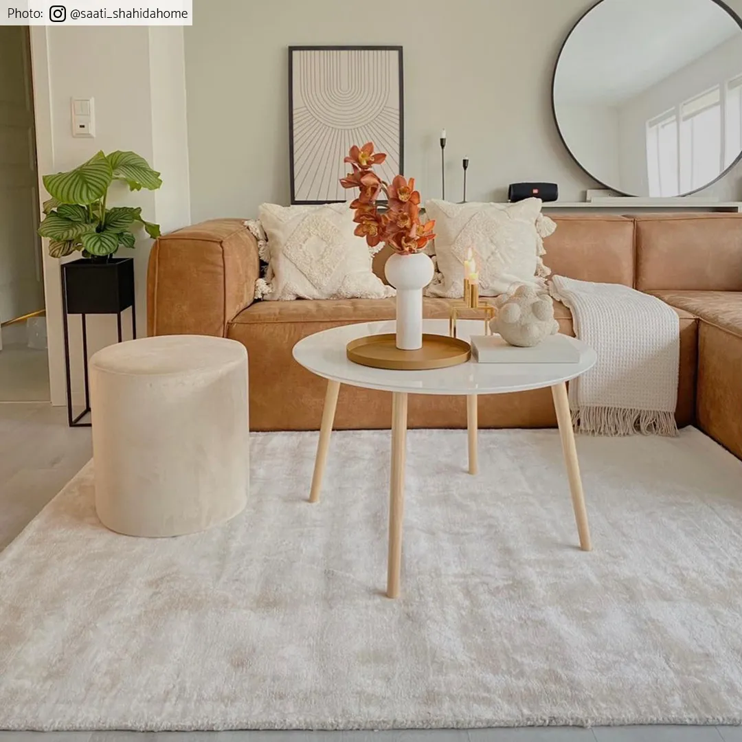 Viscose rug - Jodhpur Special Luxury Edition (light beige)