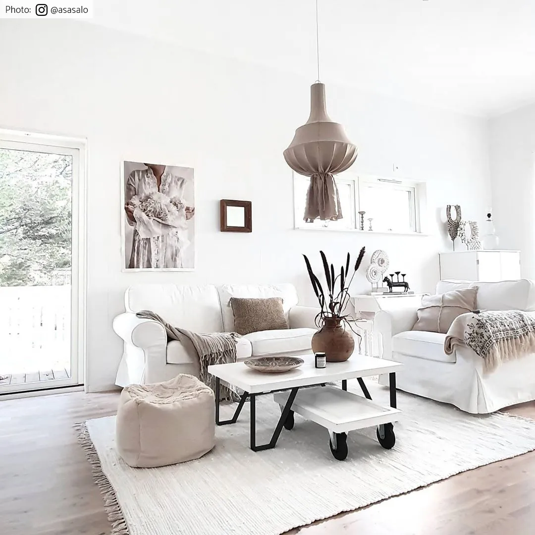 Rag rug - Silje (white)