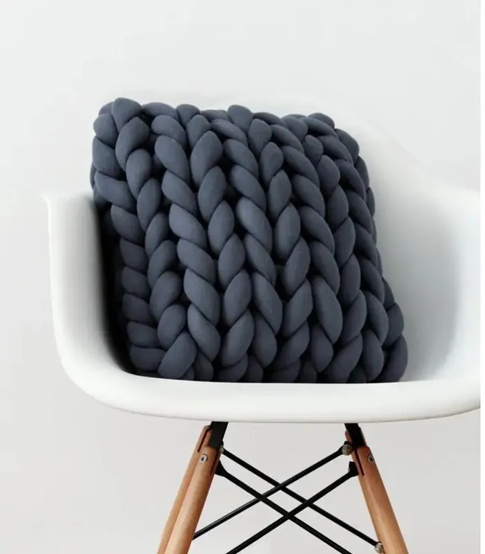 Cushions - Braid (grey)