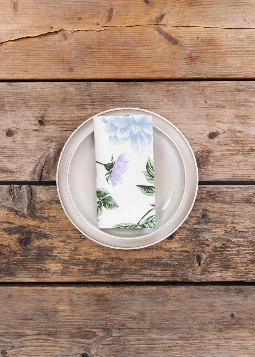 Napkins 4-pack - Dahlia (blue)