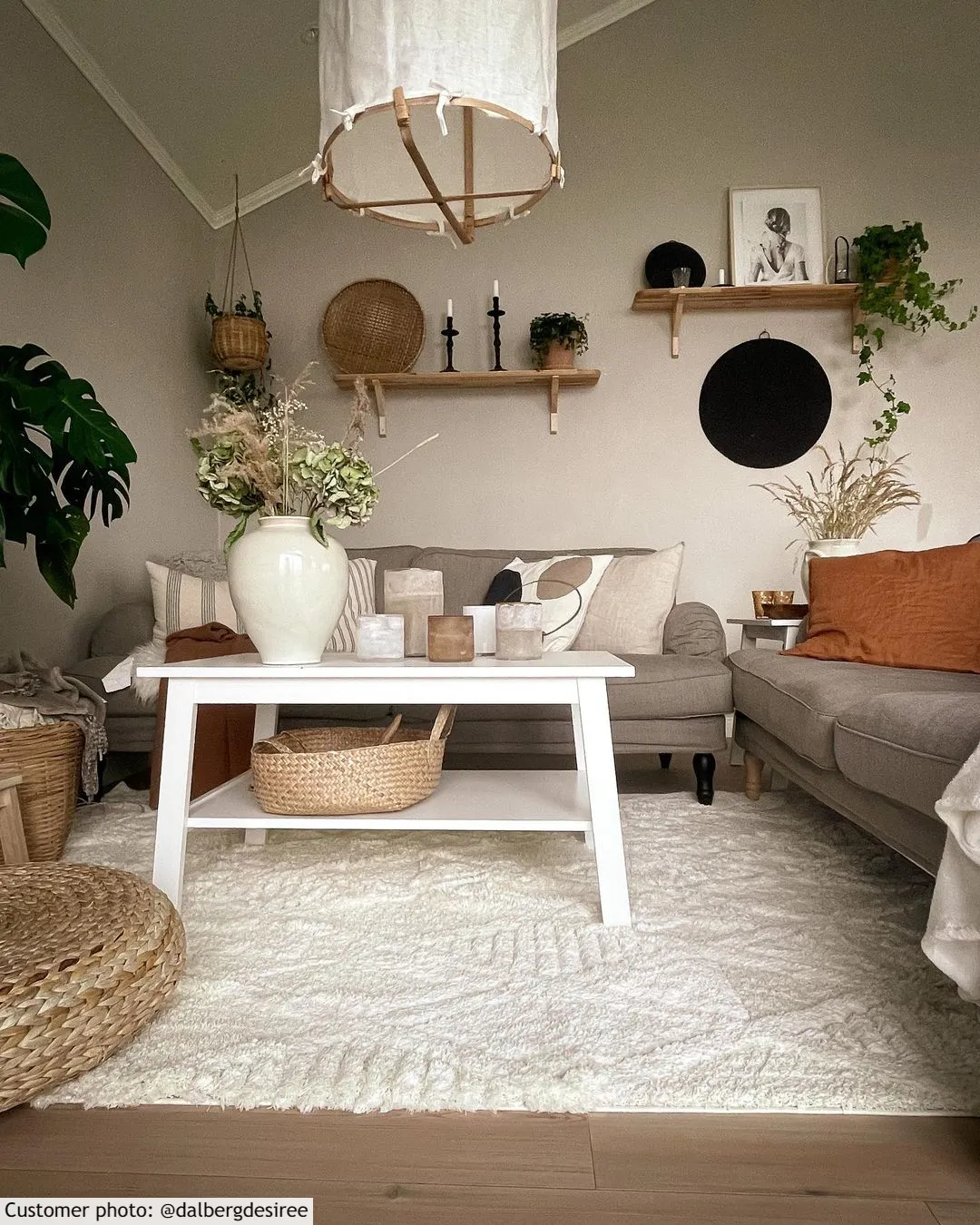 Shaggy rugs - Rostock (offwhite)