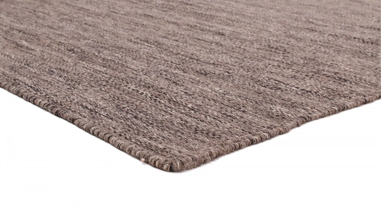Wool rug - Dhurry (anthracite)