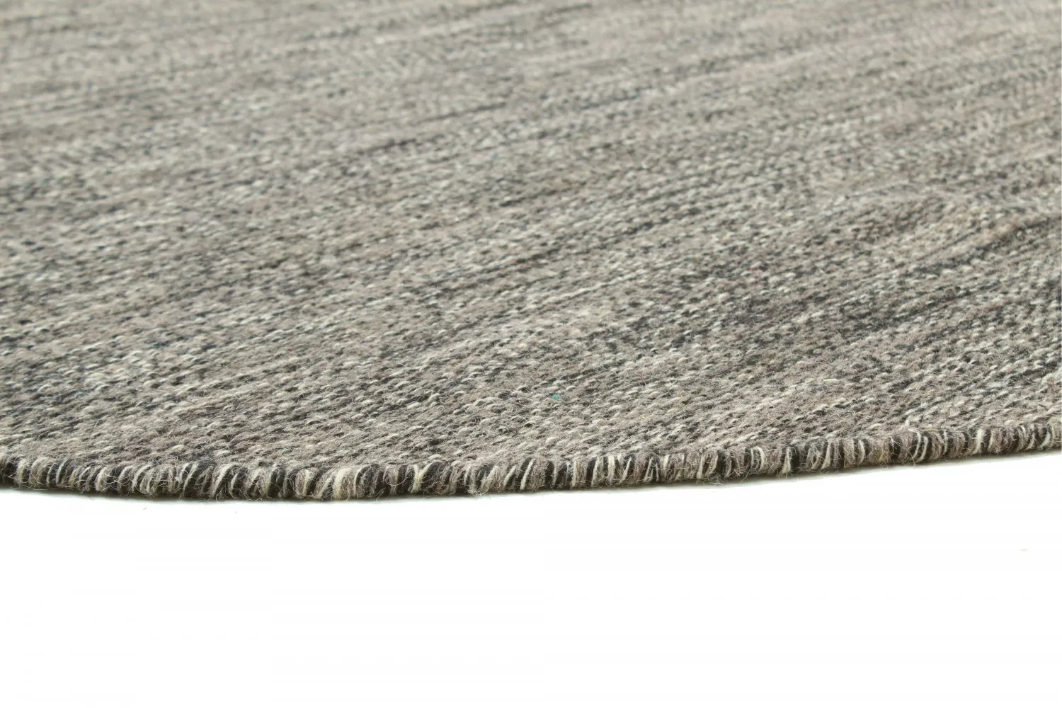 Round rug - Dhurry (anthracite)