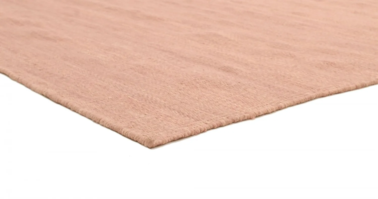 Wool rug - Dhurry (pink)