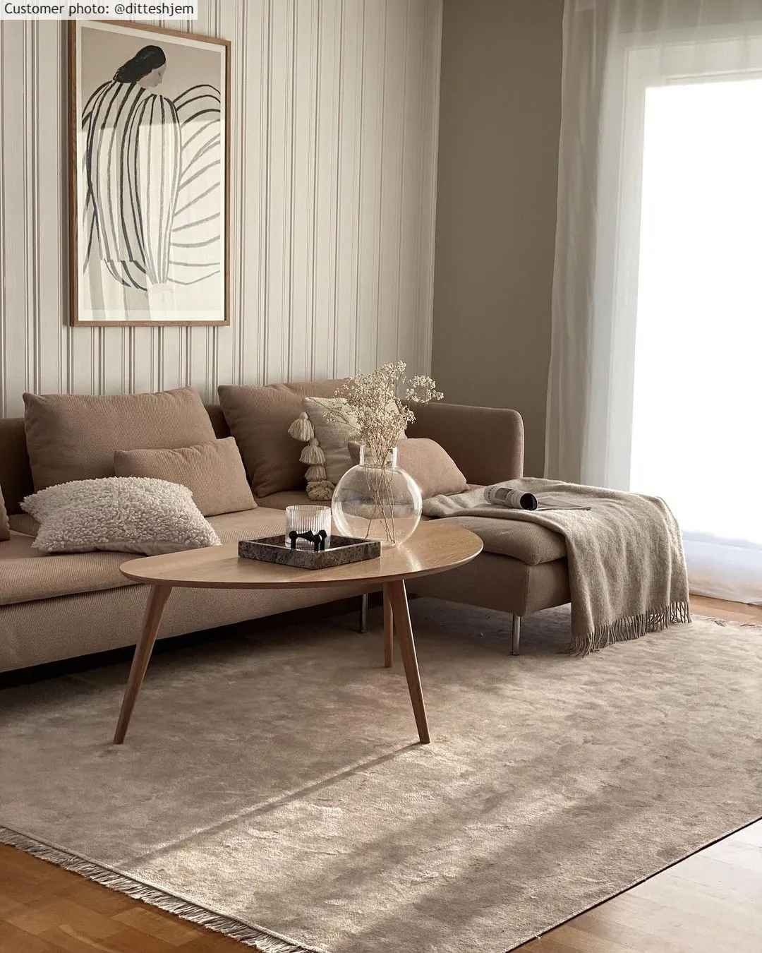 Wilton rug - Art Silk (light grey/beige)