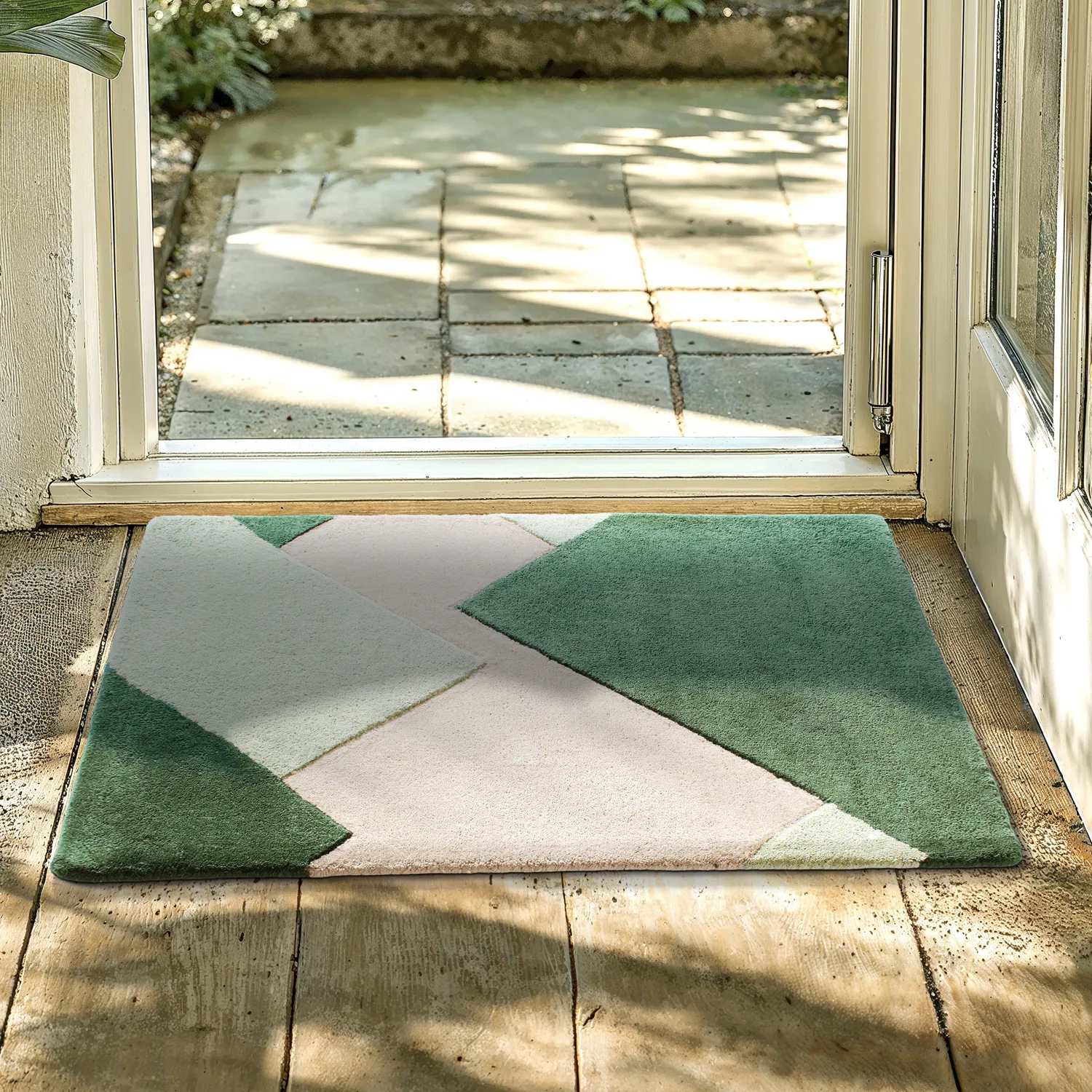 Door mat - Andria (green/multi)