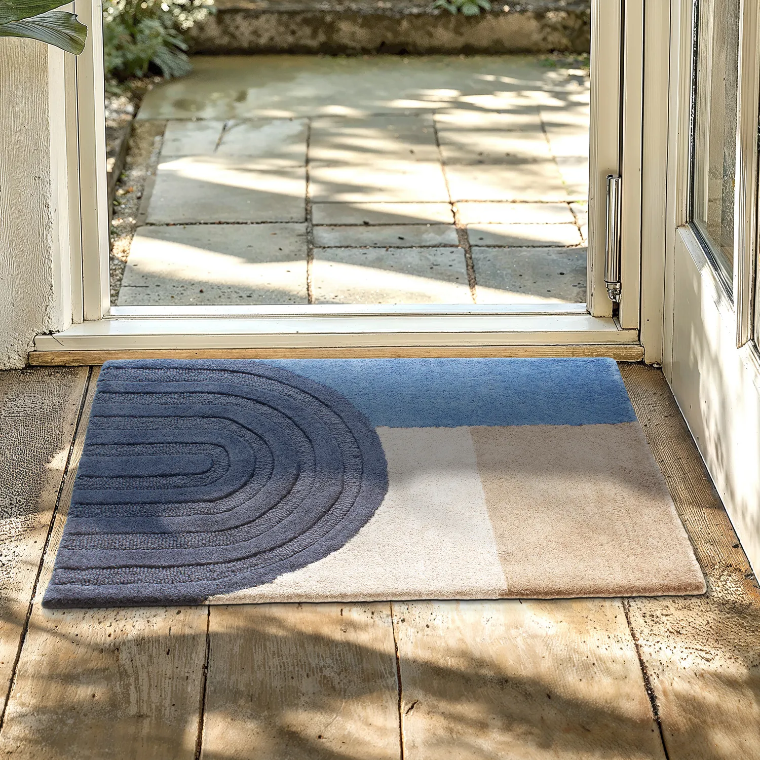 Door mat - Anila (blue/multi)