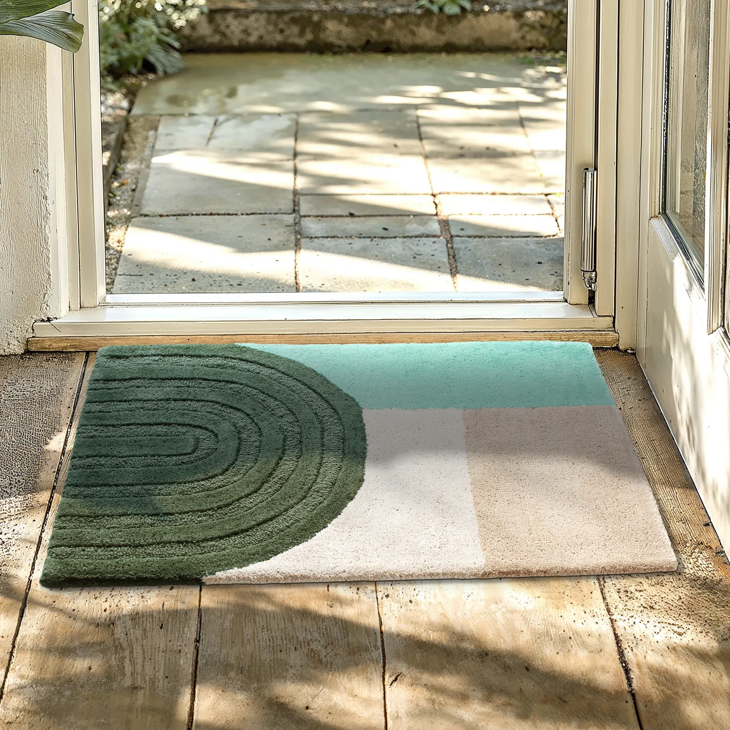 Door mat - Anila (green/multi)