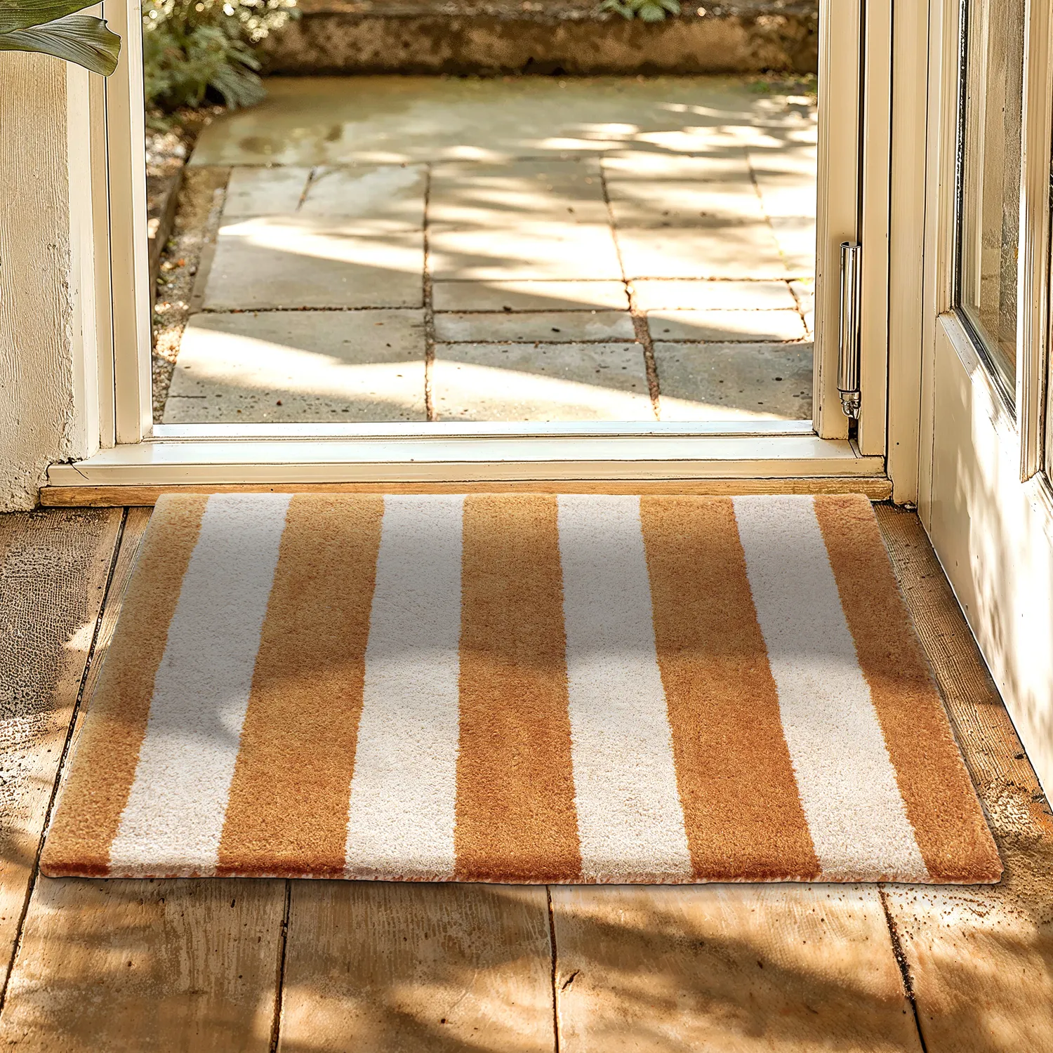 Door mat - Maida (orange/beige)