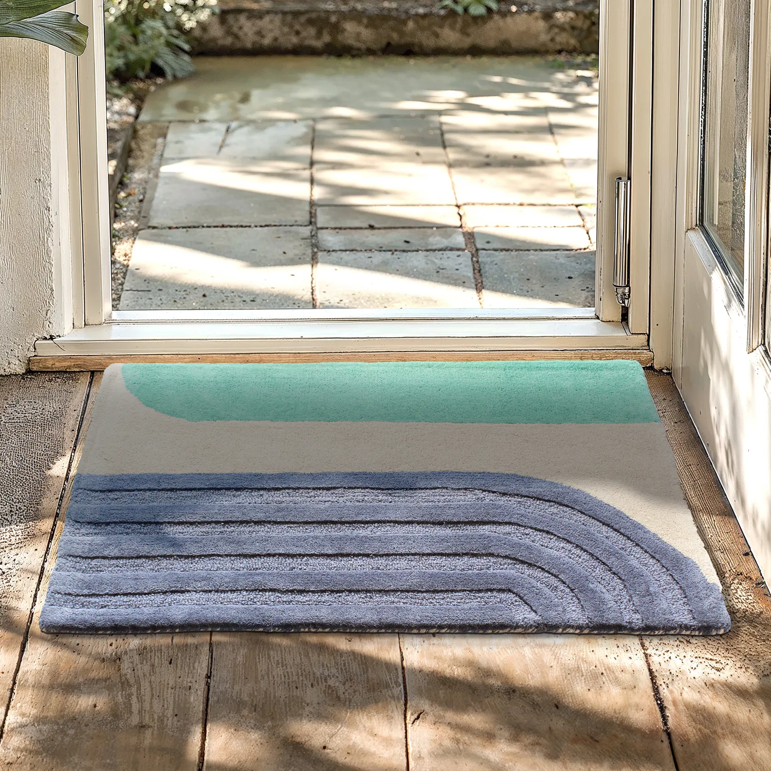 Door mat - Nadire (blue/multi)