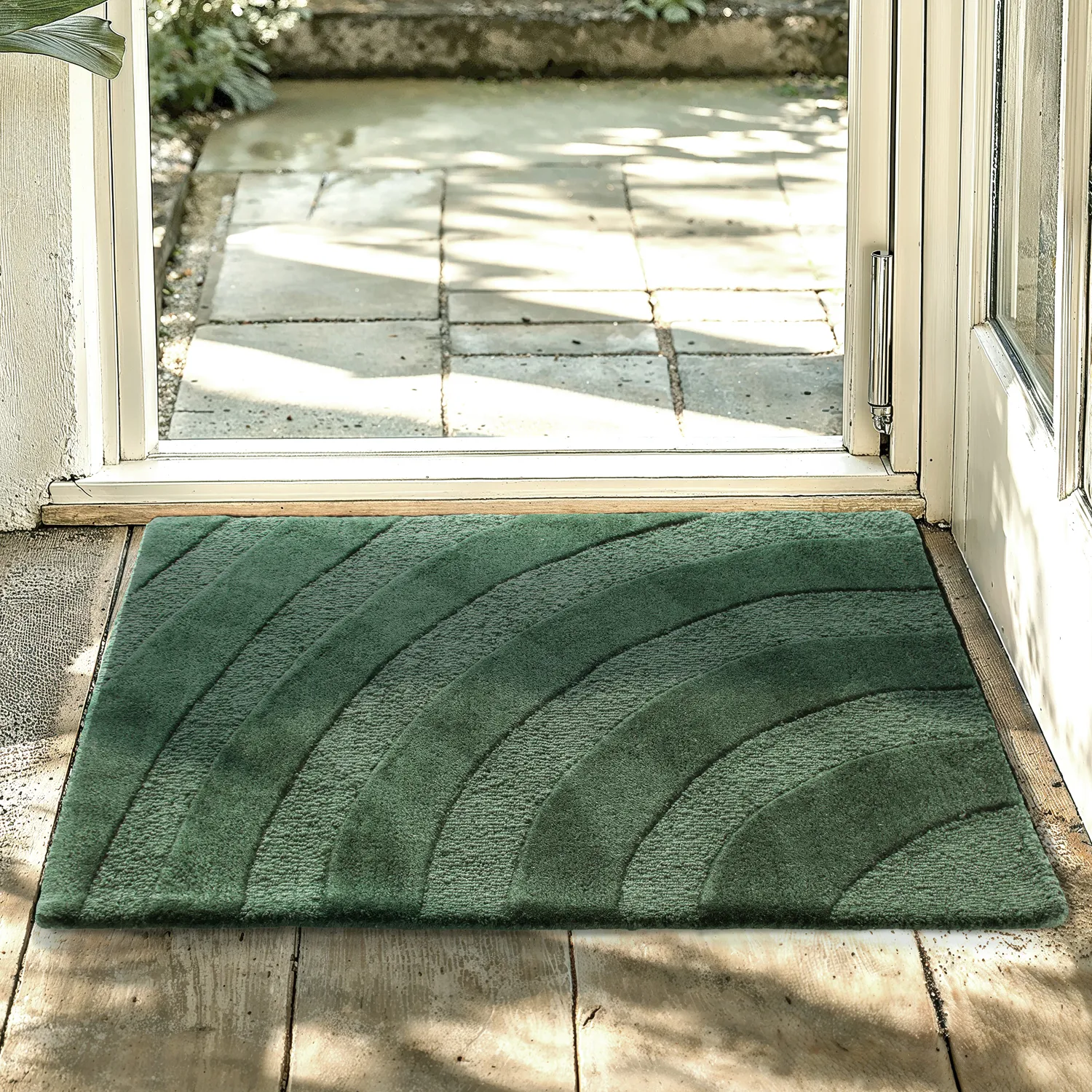 Door mat - Tielo (dark green)
