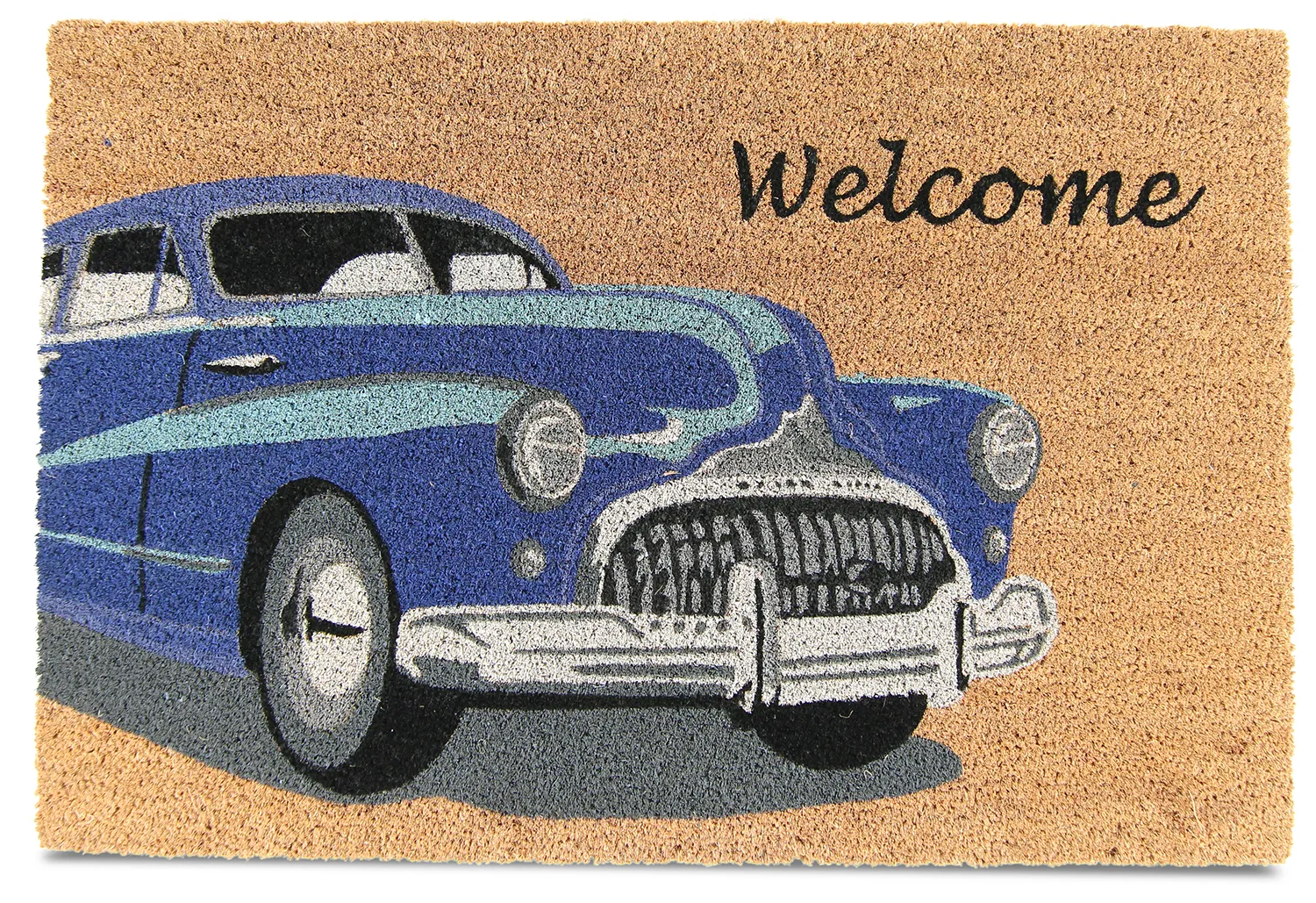 Door mat - Car (blue)