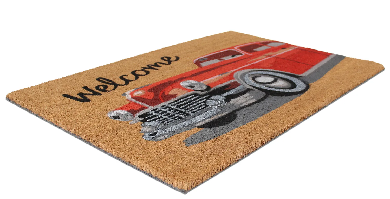 Door mat - Car (red)