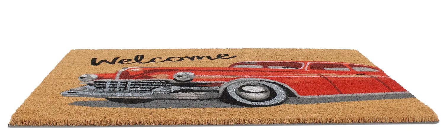 Door mat - Car (red)