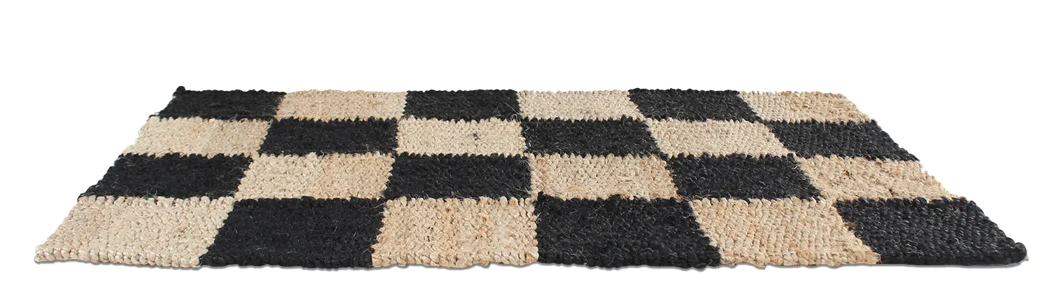 Door mat - Eloise (nature/black)