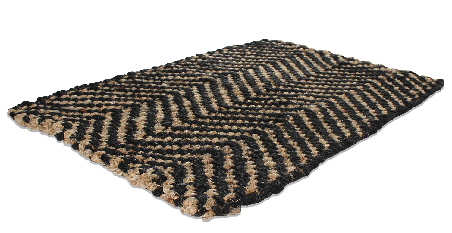 Door mat - Kiara (nature/black)