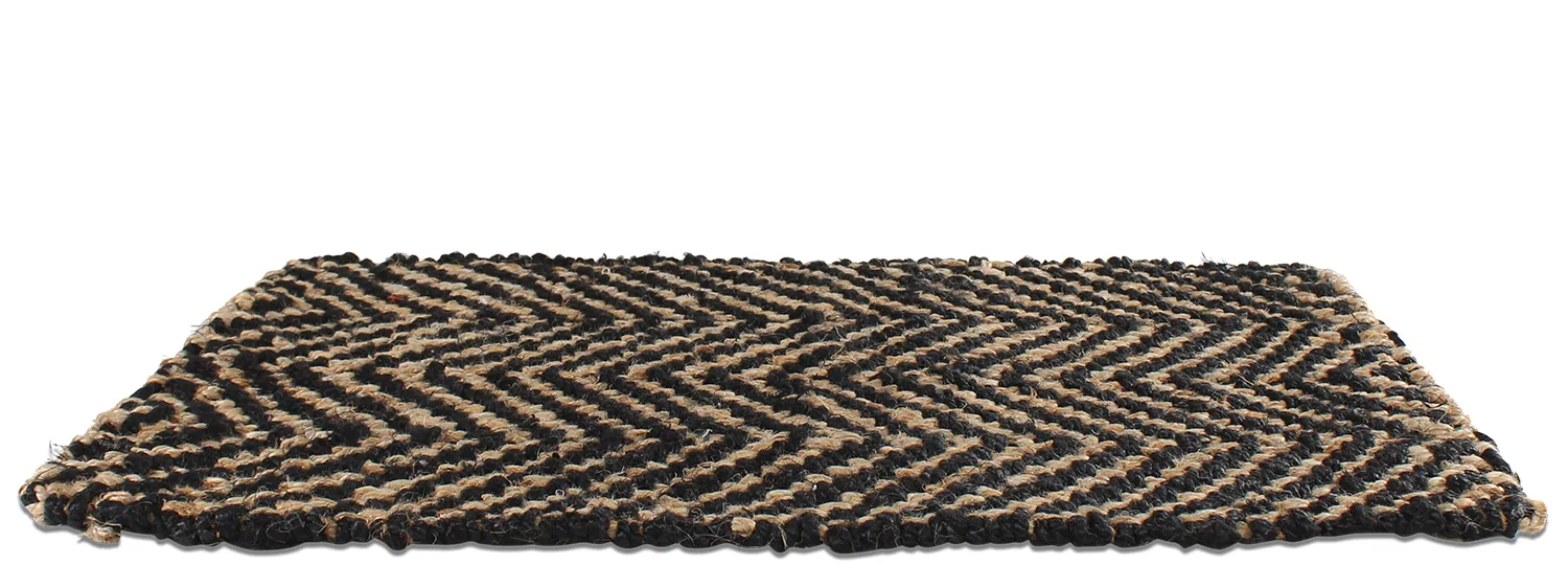 Door mat - Kiara (nature/black)