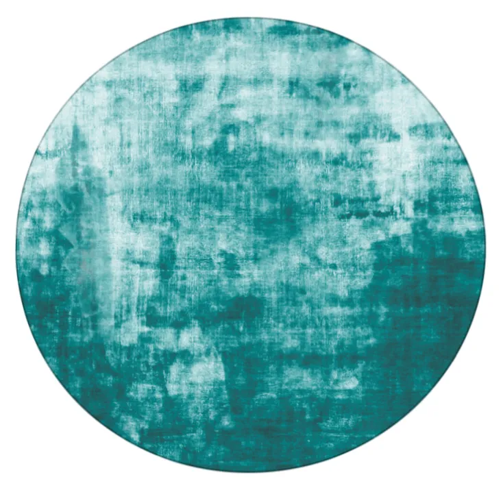Round rug - Jodhpur Special Luxury Edition (turquoise)