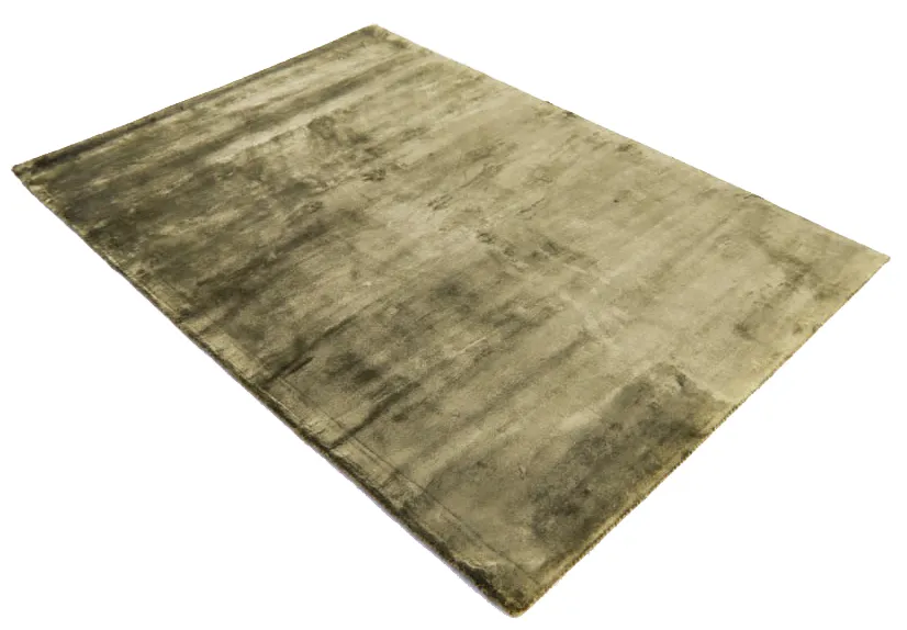 Viscose rug - Jodhpur Special Luxury Edition (olive green)