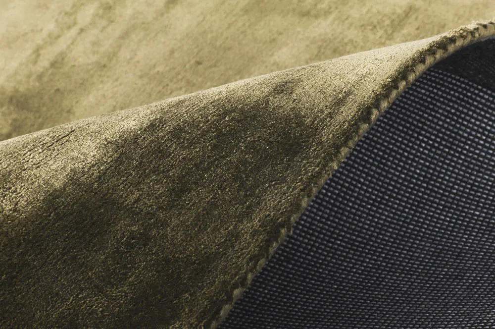 Viscose rug - Jodhpur Special Luxury Edition (olive green)