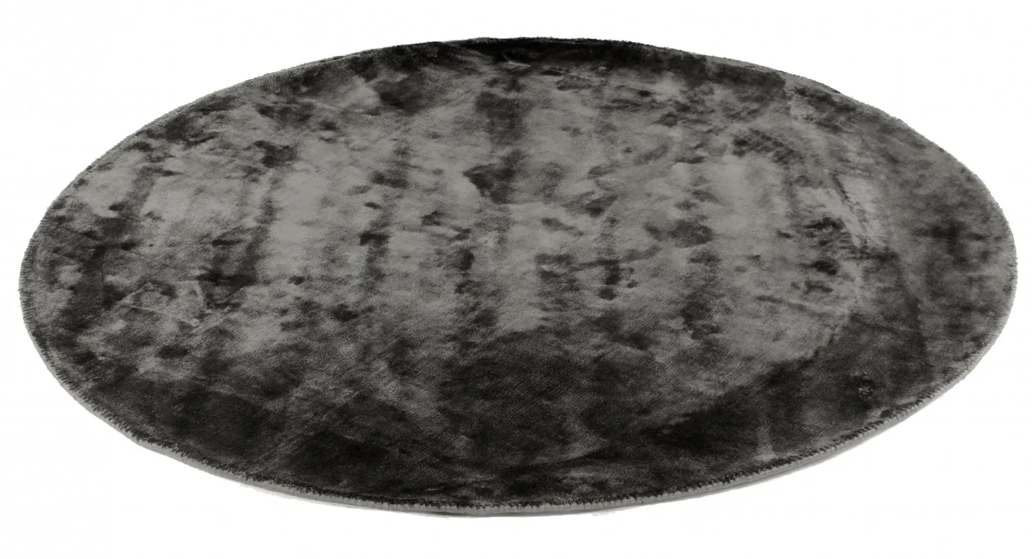 Round rug - Jodhpur Special Luxury Edition (black)