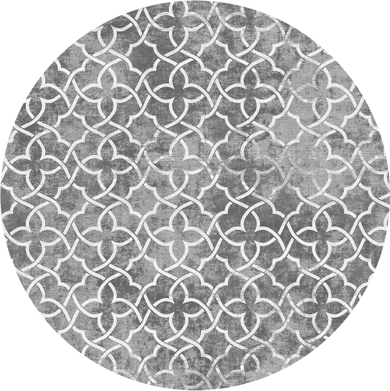 Round rug - Draham (grey)
