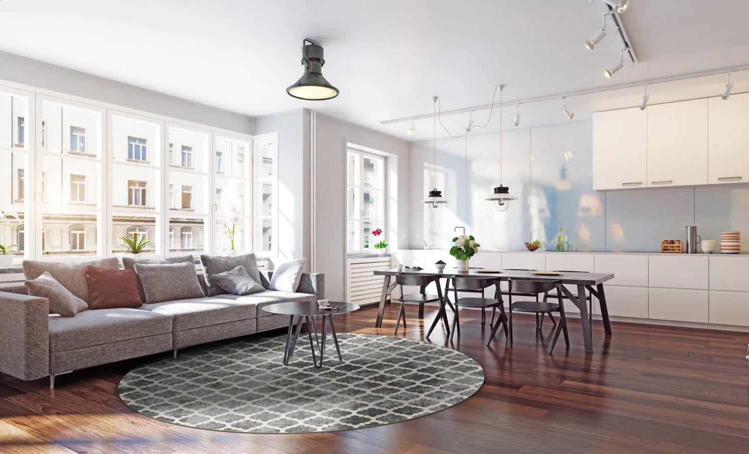 Round rug - Gabes (grey)