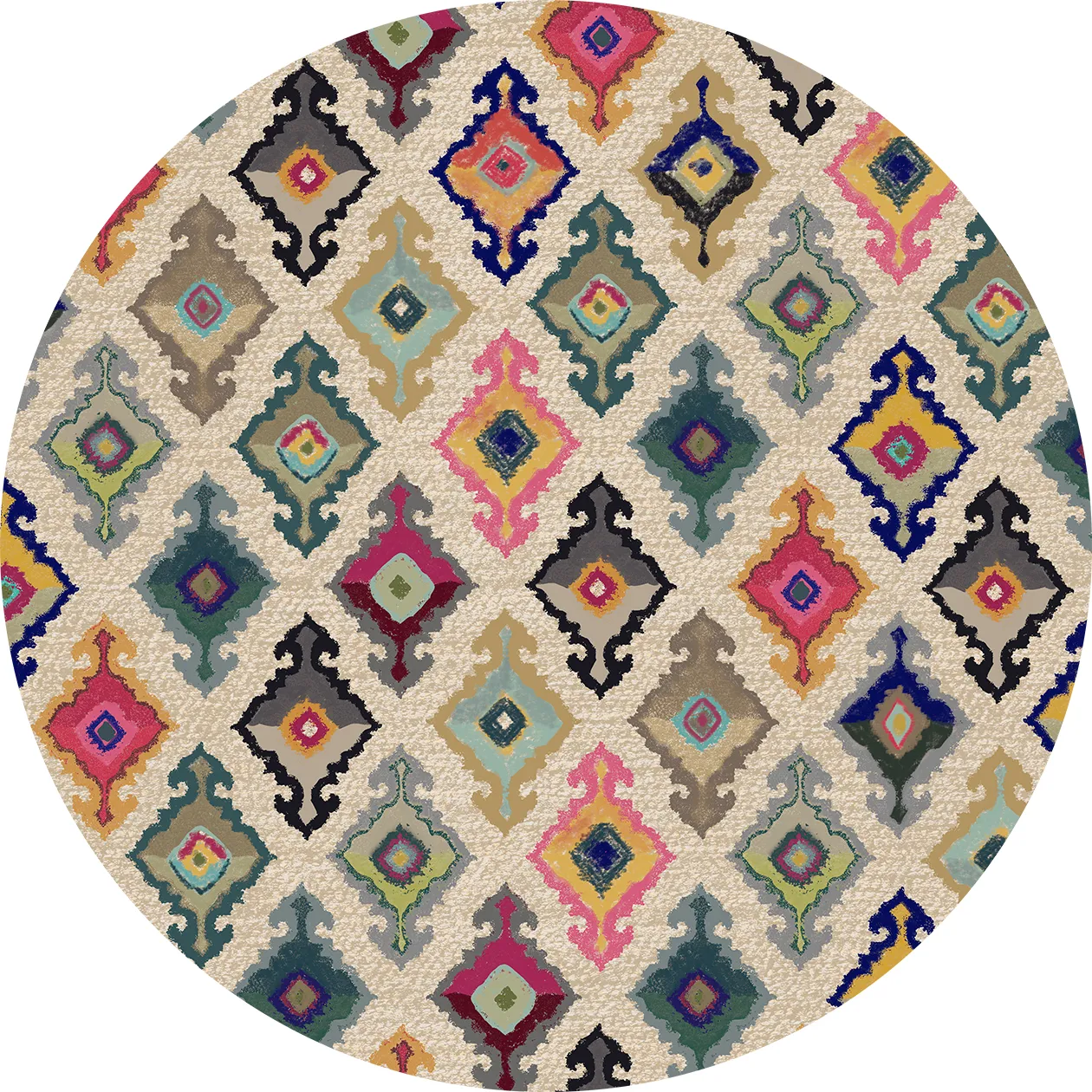 Round rug - Isparta (multi)