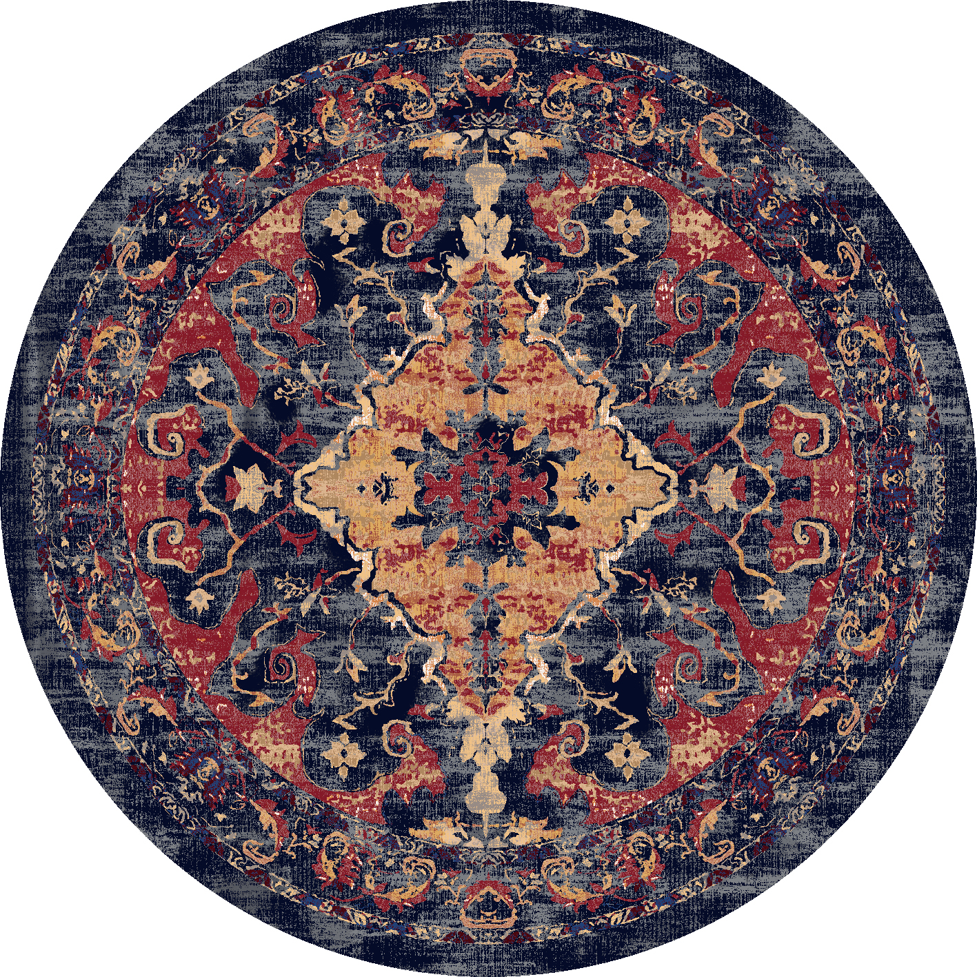 Round rug - Tabarka (multi)