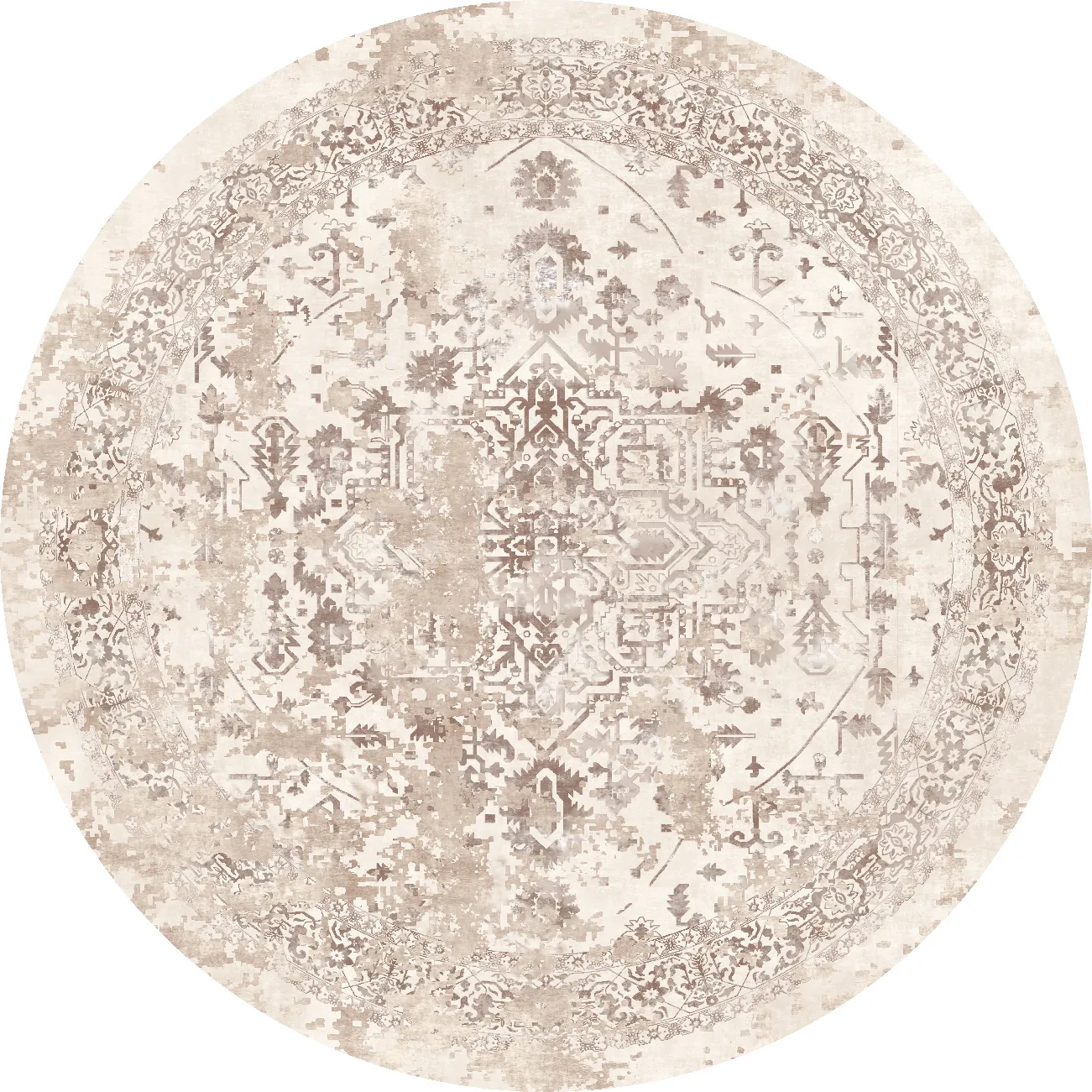 Round rug - Mateur (beige)