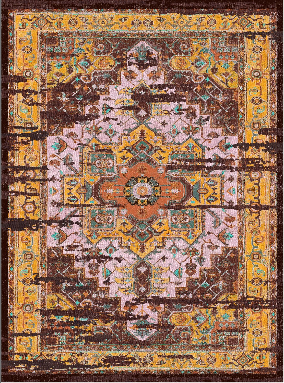 Wilton rug - Darnah (yellow/multi)