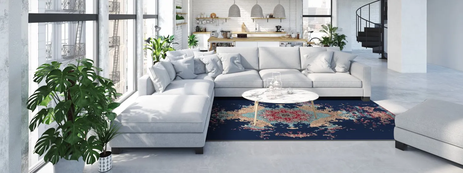 Wilton rug - Murzuk (blue)