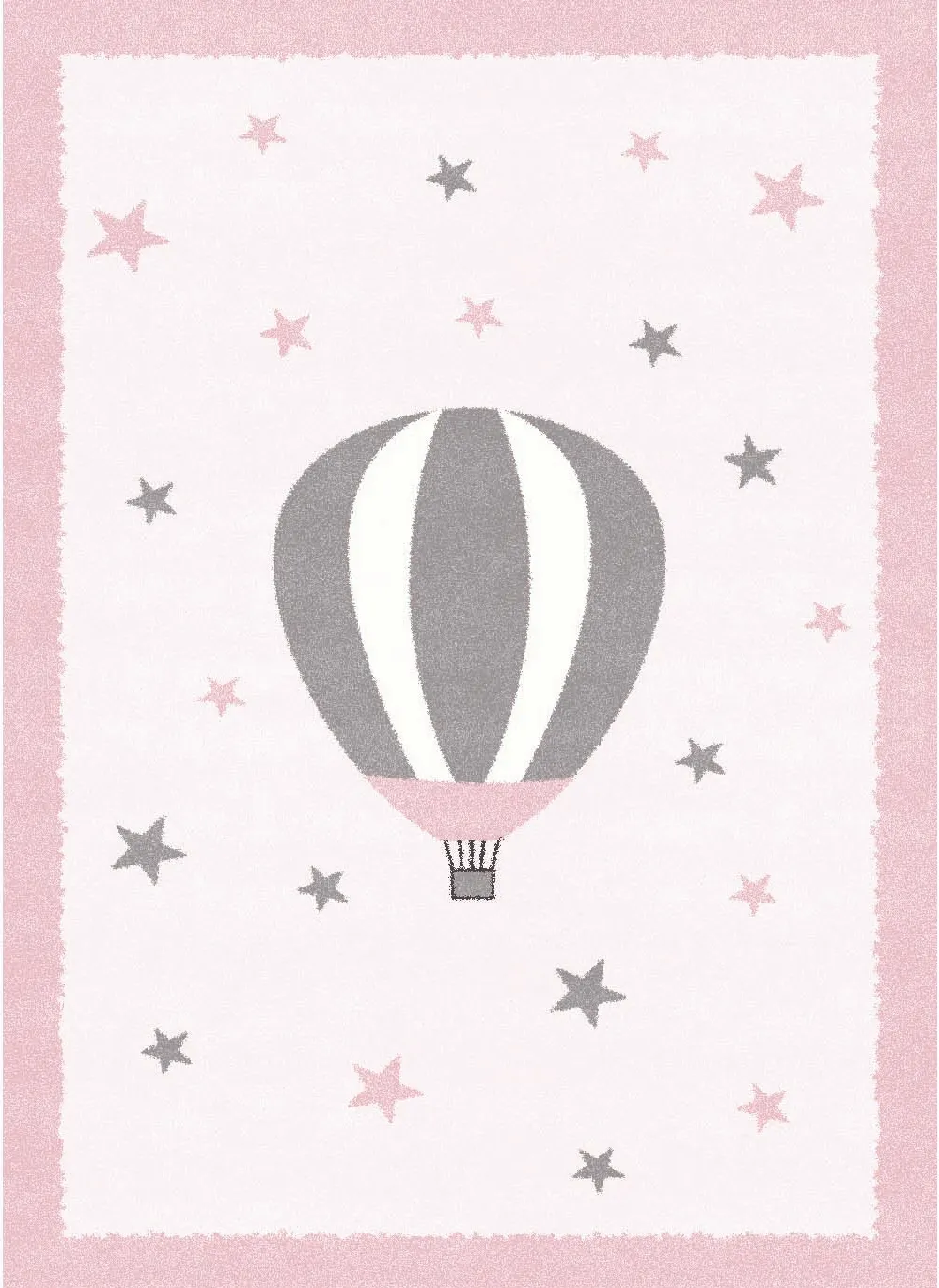 Childrens rugs - Alone Balloon (pink)