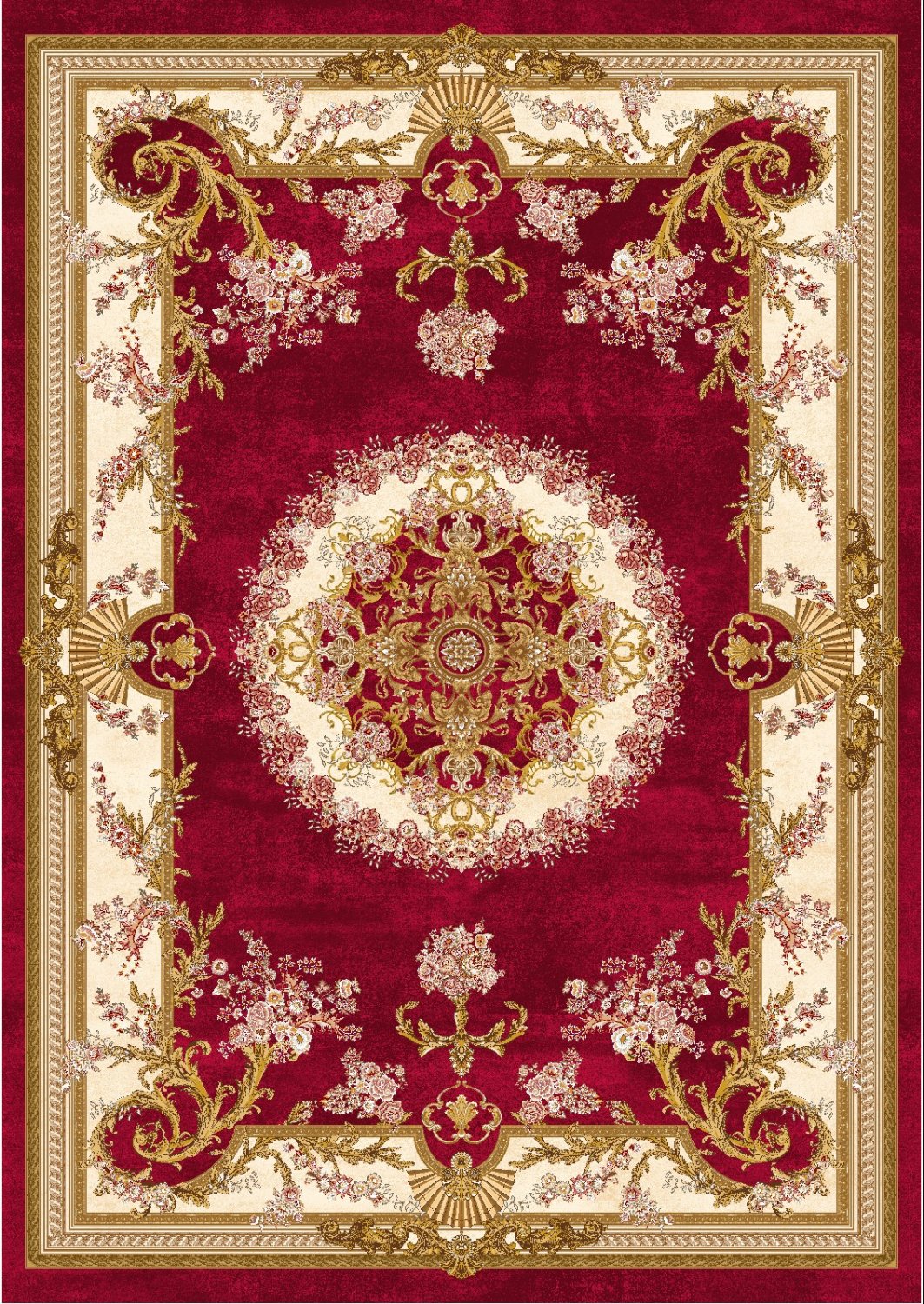 Wilton rug - Marand (red)
