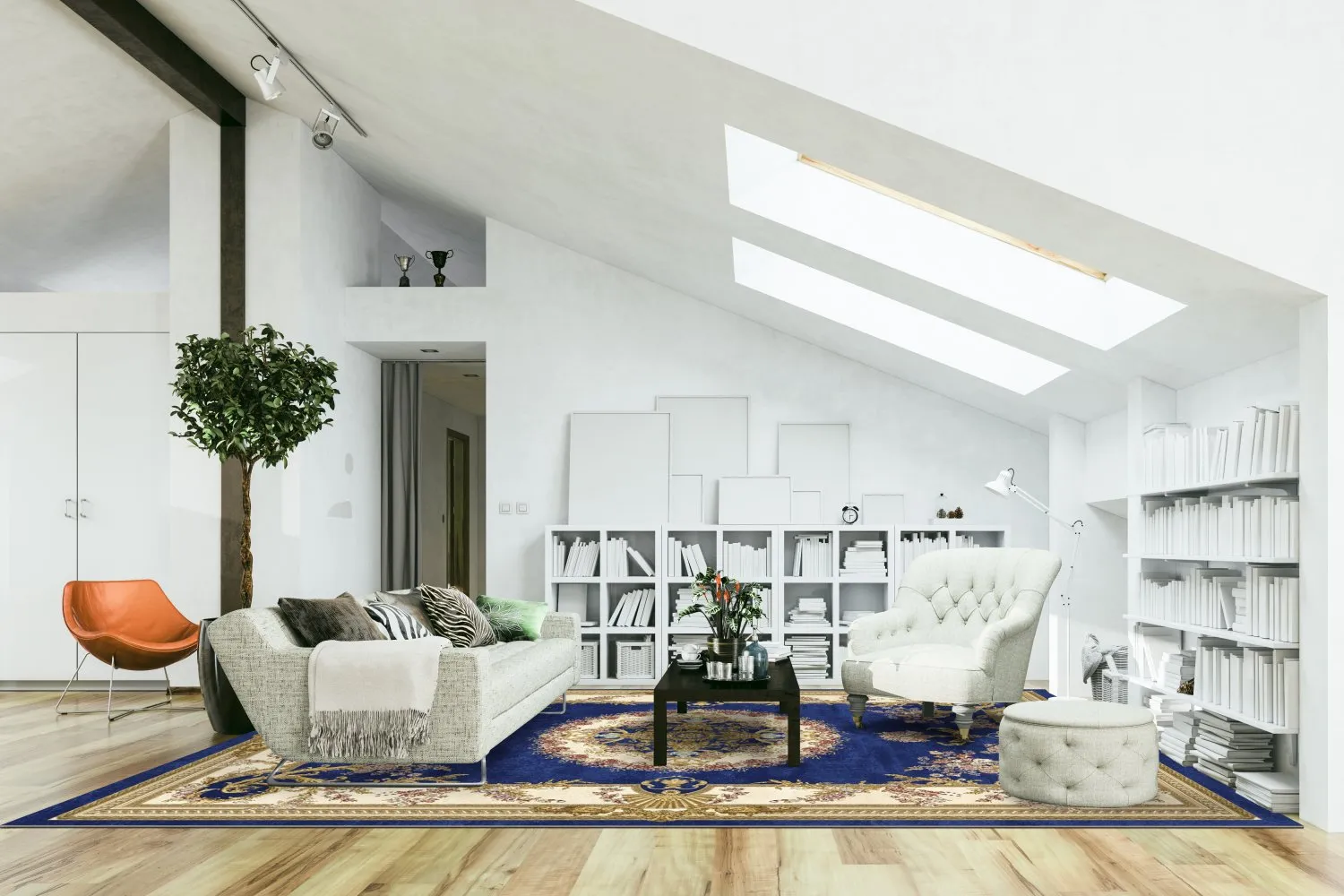 Wilton rug - Marand (blue)