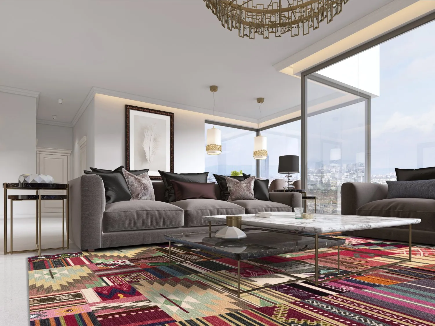 Wilton rug - Netanya (multi)