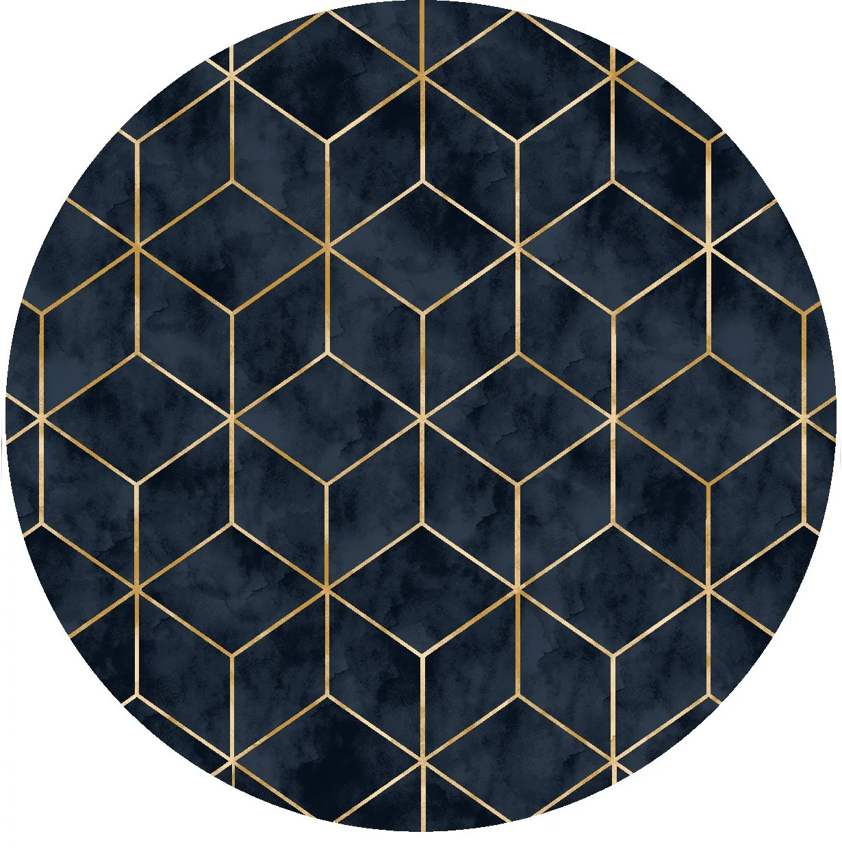 Round rug - Remy (dark blue)