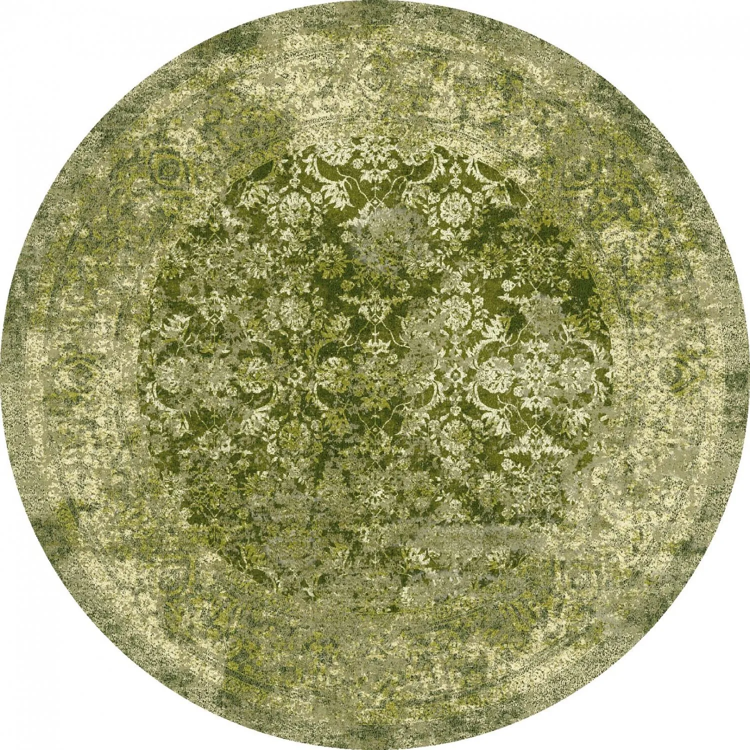 Round rug - Denizli (green)