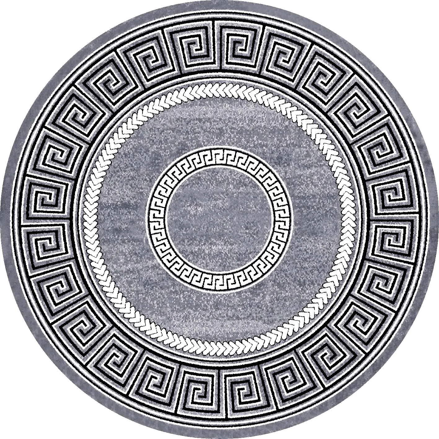 Round rug - Ankara Versace (grey)