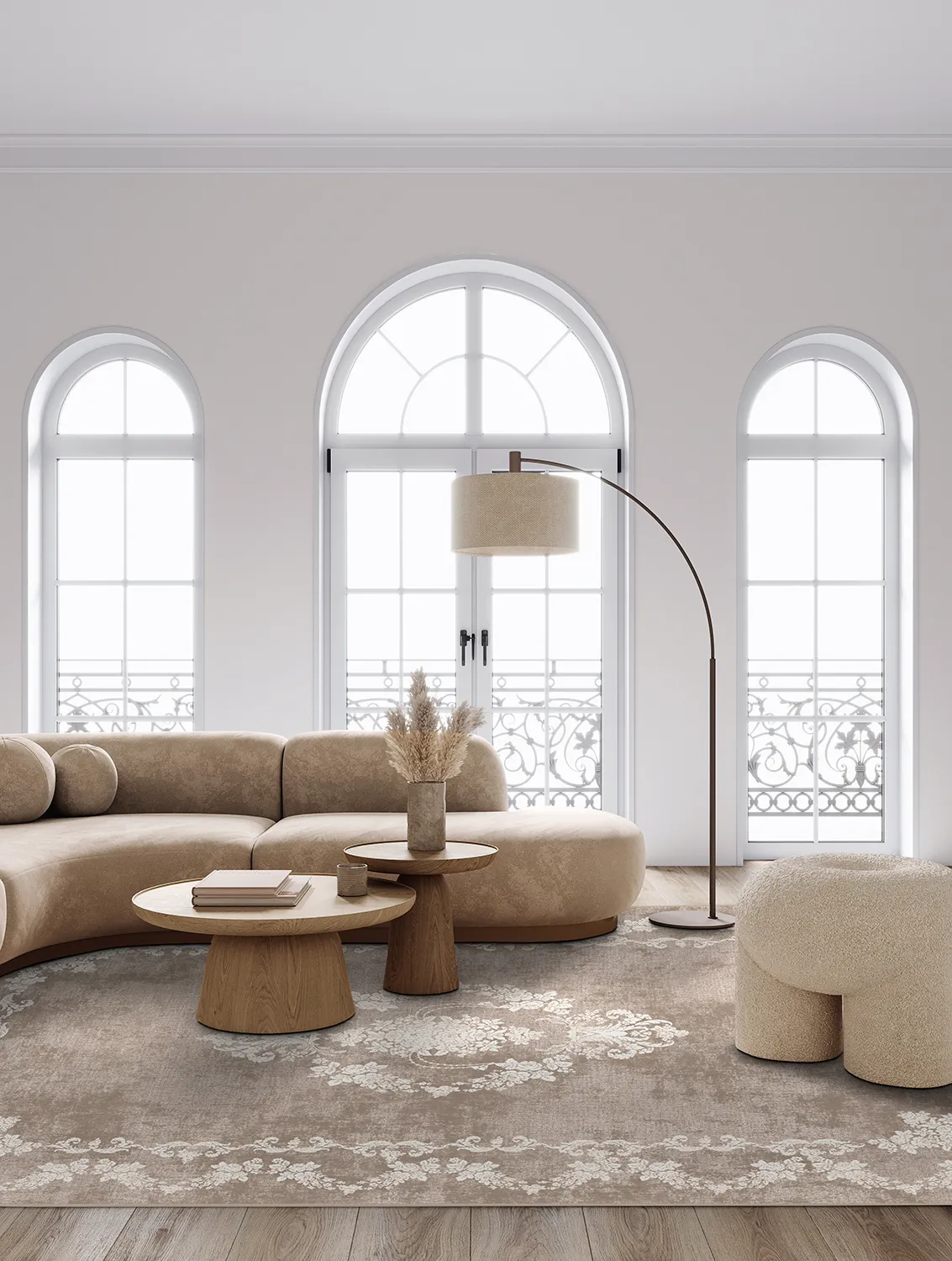 Wilton rug - Taknis (taupe)